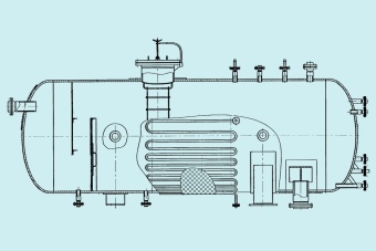 Чертеж Нефтегазовый сепаратор СНГ